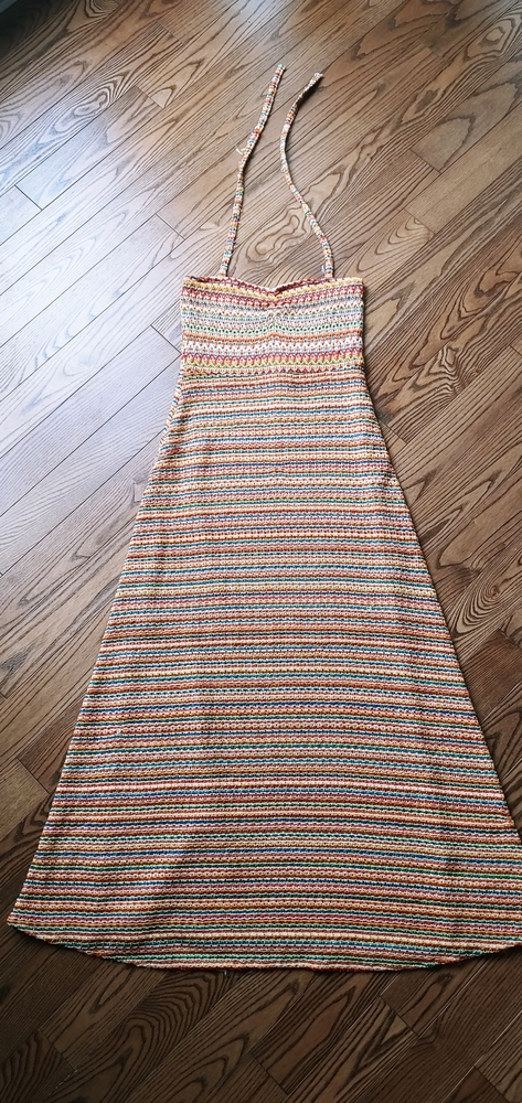 Designer knit dress